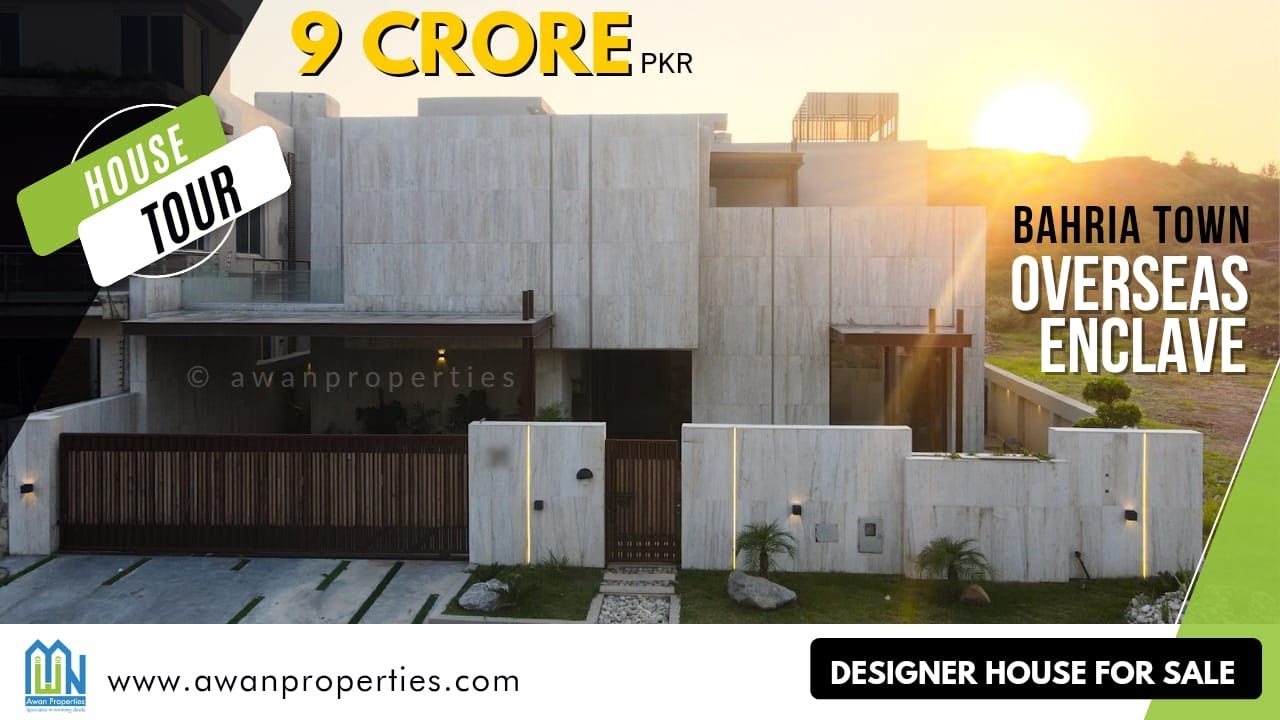 Designer House For Sale In Bahria Town - Phase 8 Overseas 1 | Complete House Tour | Awan Properties