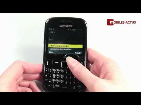 Samsung Ch@t 335 - Test et démonstration
