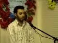 وأشار إلى أنه التقى ببعض الشيعة وحاورهم، كما ذهب إلى أحد أئمة المساجد الشيعية في الكويت للغرض نفسه لكنه لم يحصل على إجابات مقنعة، وعزا ذلك إلى القصور وضعف الثقافة العقيدية عند محاوريه، مشددا على ضرورة أن يهتم الشيعة بذلك حتى يرشدوا غيرهم إلى الحق.وأضاف أنه التقى بالشيخ الحبيب وتناقش معه. كما استطاع الحصول على كتب تشرح العقيدة الإسلامية الشيعية، وبعد قراءته لها بدأت تتغير تصوراته عن الشيعة.وذكر أنه بعد رحلة بحث وتحقيق توصل إلى أن الحق مع الشيعة، لافتا إلى أن أكثر ثلاثة محاور توقف عندها في البحث كانت: مسألة اتهام الشيعة بالاعتقاد بتحريف القرآن، وموقف الشيعة من زوجات النبي صلى الله عليه وآله، ومسألة لعن الشيعة لما يسمى بالصحابة. مؤكدا أنه بعد البحث والدراسة وجد أن المخالفين هم الذين يطعنون برسول الله صلى الله عليه وآله إكراما لعائشة وأبي بكر وعمر والأمويين، مشيرا إلى بعض مخازي عائشة التي سجلتها كتب الحديث كقيامها بتزيين الجواري لاصطياد شباب قريش، داعيا عليها بقوله: 