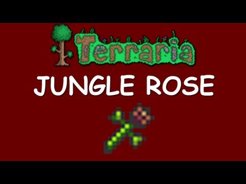 how to harvest jungle rose terraria