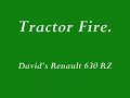 Tractor fire