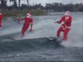 Water Skiing Santa and Christmas Gimp