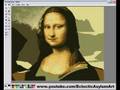 Paint Mona Lisa by Micorsoft Windows Paint Panel