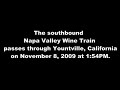 Napa Valley Wine Train: Yountville, California