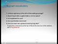 IELTS reading - understanding unknown vocabulary