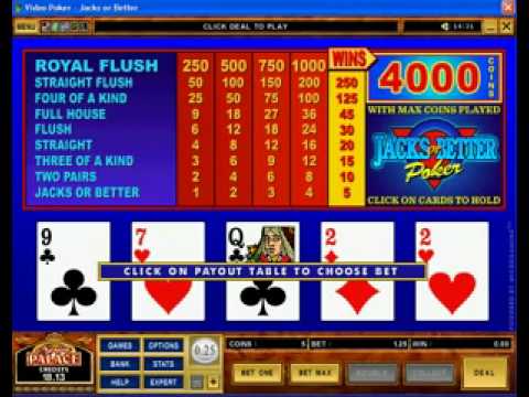 Jacks or Better - http://www.jacks-or-better.nl Hoe speel je het spel jacks or better videopoker? Nederlandse uitleg op de site!