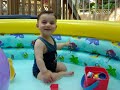 Zaidy Laughing in Pool 5/25/07