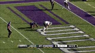 2013 Michigan State at Northwestern Football Highlights