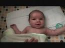 Baby Enzo's first recorded smile