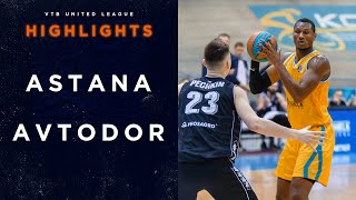 Hightlits of the match — VTB United league: «Astana» vs «Avtodor»