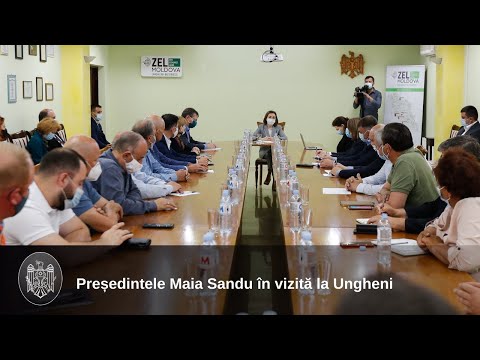 Președintele Maia Sandu a efectuat o vizită de lucru în raionul Ungheni