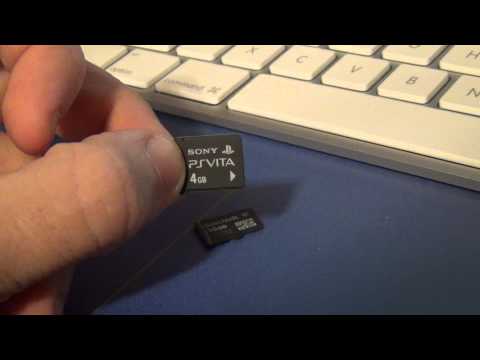 how to use micro sd card in ps vita