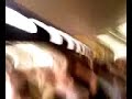 West Ham fans at Fulham Broadway singing