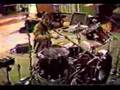 Kurt Kobain Playing Drums