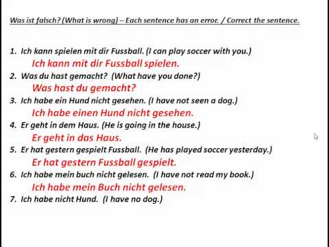 how to practice german