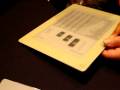 Plastic Logic e-book prototype video 2