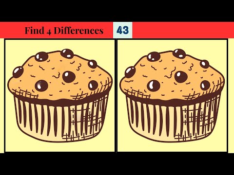 Sweet Treat Easy to Moderate Find the Difference Test Your Skills of ...