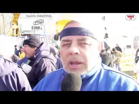 Obreros de EMFER y TATSA cortan Gral Paz 23 07 2014