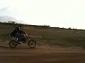 Dirt bike wreck