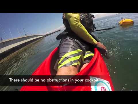 how to kayak self rescue