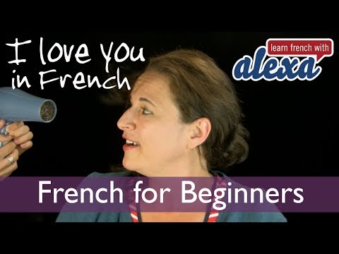 how to u say i love u in french