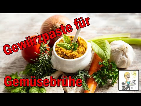 Gewürzpaste für Gemüsebrühe mit dem Thermomix