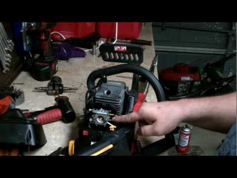 how to tune a chainsaw carburetor