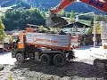 Baugrube Aushub Bagger Baggern Baugrube Aushub Bagger Baggern