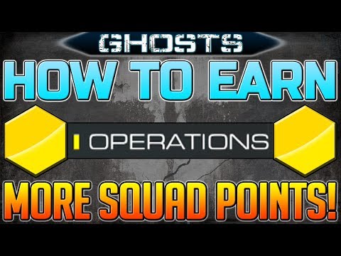 how to get more squad points in call of duty ghosts