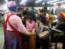 RAS LEON & QUEEN NZINGHA TEACHING YOUTHS TO PLAY DRUMS RAS LEON & QUEEN NZINGHA TEACHING YOUTHS TO PLAY DRUMS