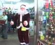 Brakdancing Santa