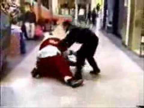 Santa,,,defending what is right!!! Funny