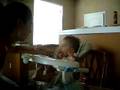Eating his solid food 5 1/2 months