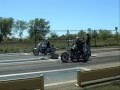 Yamaha Roadstar vs Suzuki M109r D-Ray @ Newport Drags