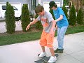 Scott heelies accident, bruises, broken arm