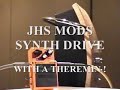 jhs mods synth drive effects pedal on theremin