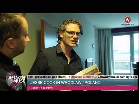 BREAKING MUSE: Jesse Cook w pokoju hotelowym / Jesse Cook in Wrocław