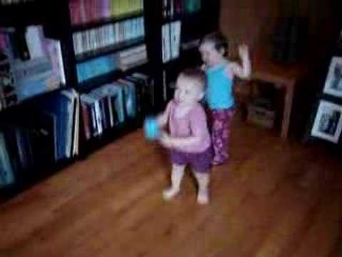 Lucy & Eirinn dancing