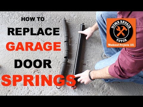 how to replace garage door spring