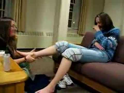 ticklish feet
