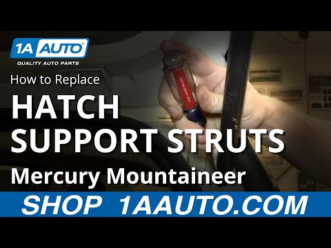 How To Install Replace Rear Hatch Piston 2002-10 Mercury Mountaineer