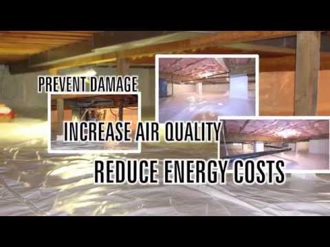encapsulate - Step by step instructions on encapsulating your crawlspace. You can find most of the materials and products in the video at www.crawlspace.net The air qualit...