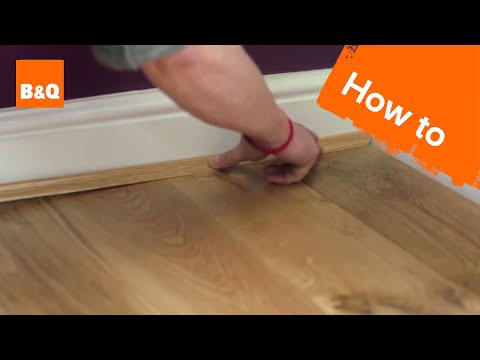 how to fit laminate beading