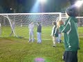 Izzone Campout- Dahlman and Neitzel playing football