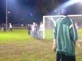Izzone Campout- Dahlman and Neitzel playing football
