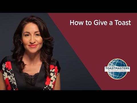 Tips To Present A Toast
