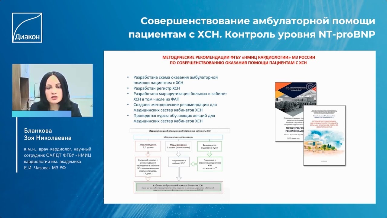 Совершенствование амбулаторной помощи пациентам с ХСН. Контроль уровня NT-proBNP