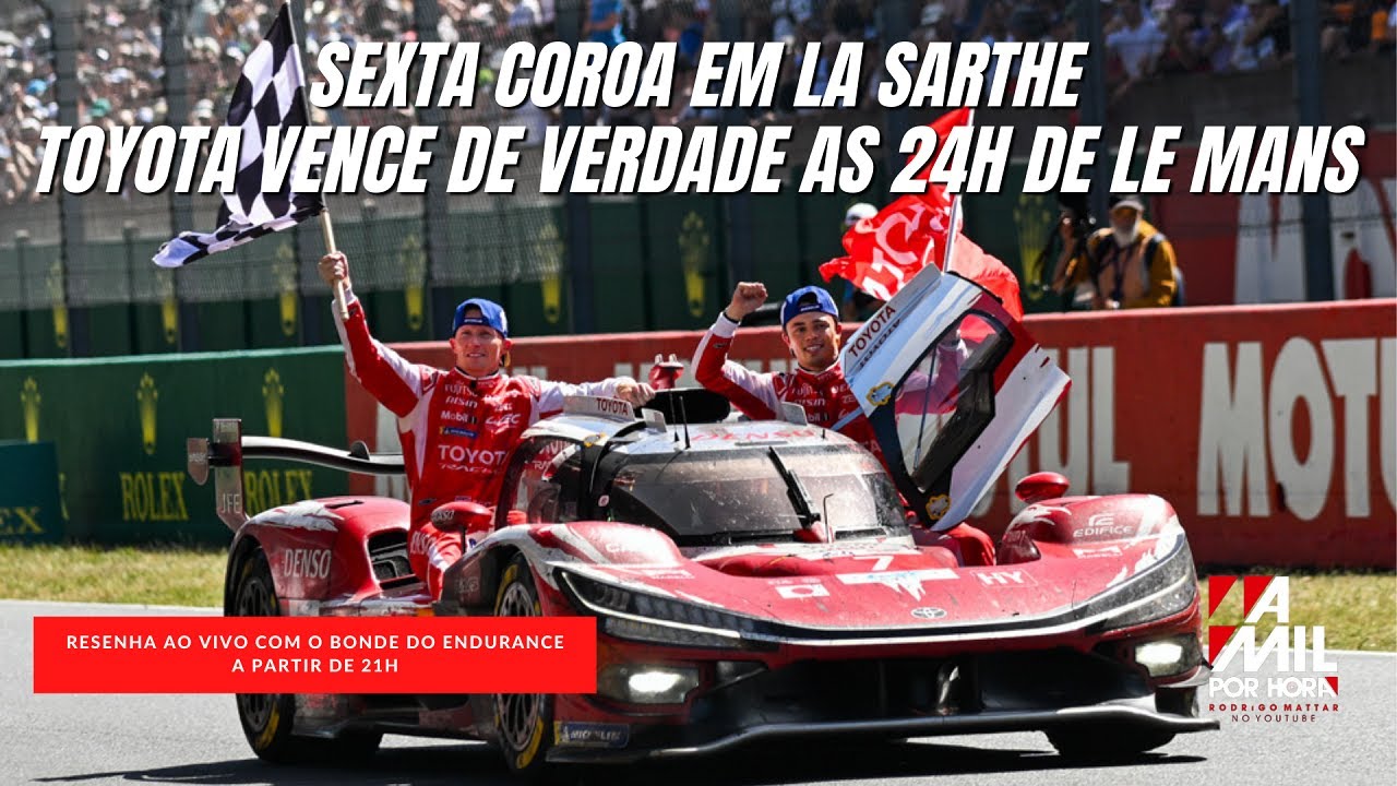 MUNDIAL DE ENDURANCE |  RESENHA DAS 24H DE LE MANS COM O BONDE DO ENDURANCE | AO VIVO - 21H