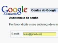 Manuten��o da conta - Esqueci minha senha