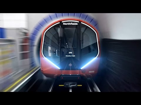 Презентация нового дизайна вагонов метро для Лондона (видео)
